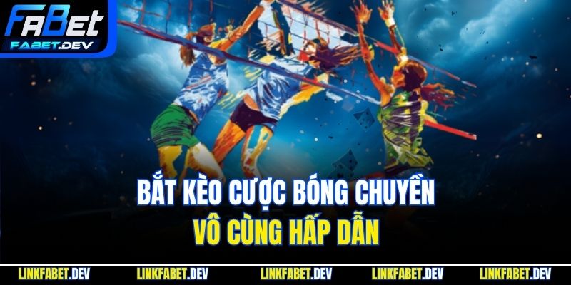 Bắt kèo cược bóng chuyền vô cùng hấp dẫn