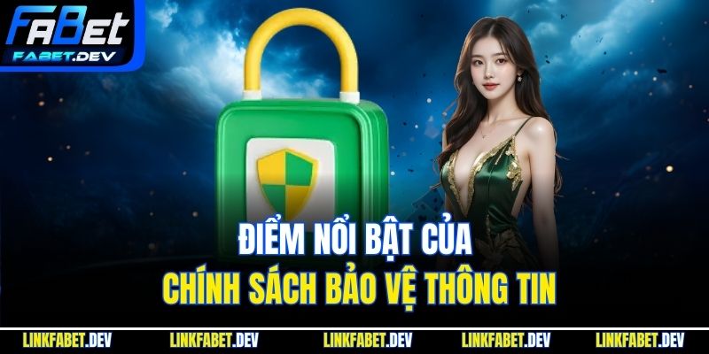 Điểm nổi bật của chính sách bảo vệ thông tin